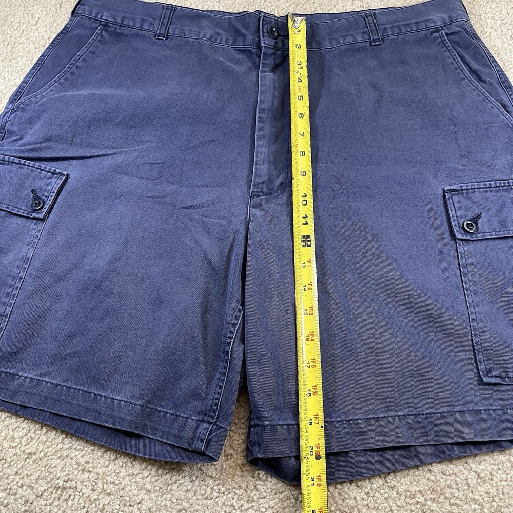 Polo Ralph Lauren Chino Relax Fit Shorts Men 40W Blue 100% Cotton EUC Vintage - Picture 5 of 11